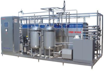 China Automatische UHT-Pijpsterilisator voor Melk met het Schoonmakende Systeem van CIP, 1000-20000L/H Te koop