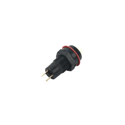 China Hot Sale XCE PB-1003 10mm PC Momentary/Latching 1NO 3A 250VAC Pin Terminal Household Appliances \ Power Plastic Push Button Switch for sale