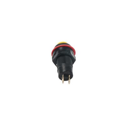 China Good Quality PC XCE PB-1003 Momentary/Latching 1NO 3A 250VAC 10mm Pin Terminal Automotive Plastic Push Button Switch for sale