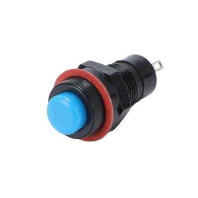 China PC XCE PB-1003 Momentary/Latching 1NO 10mm Pin Terminal Industrial Plastic Push Button Switch DS-211 DS-213 for sale