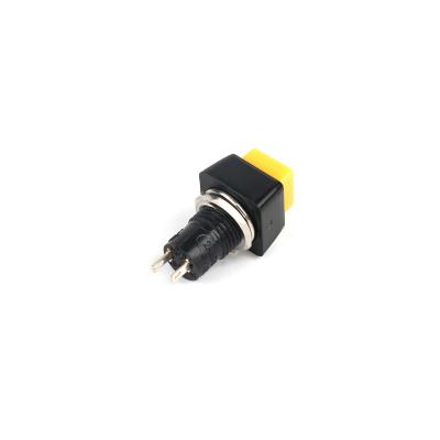 China High Grade XCE 10mm 1NO 2A 250VAC PC Momentary/Latching Pin Terminal Power\Mechanical Plastic Switch\Car Push Button for sale