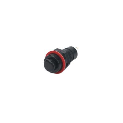 China Top Selling PC XCE 10mm Switch 1NO 3A 250VAC Pin Terminal Plastic Push Button for Mechanical\Car\Bus\Boat\Yacht\Bell for sale