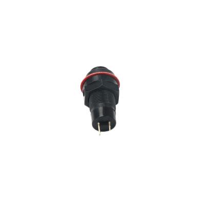 China PC Factory Direct Sale XCE PB-1003 10mm 1NO 3A 250VAC Pin Terminal Momentary /Latching Plastic Push Button Switch for sale