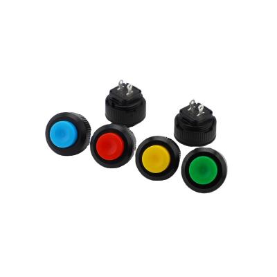 China PC Factory Direct Sale XCE 14mm 3A 250VAC Pin Terminal NO/NC Momentary Plastic Push Button Switch for sale