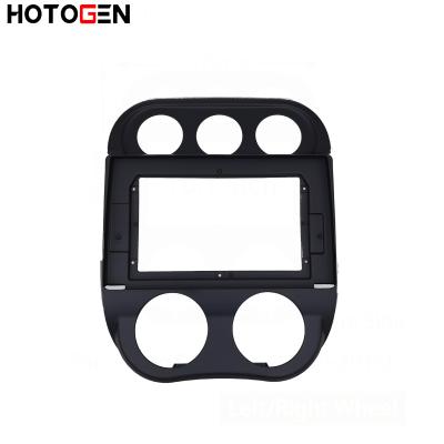 China HOTOGEN GPS Car Multimedia Fascia For Jeep Compass Player Frame Dash Mount Kit 10.1 Inch 2010-2016 Audio Din for sale