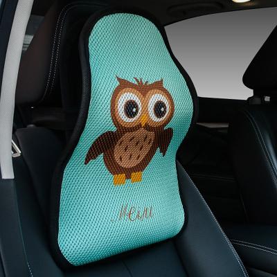 China Cooling Universal Size or OEM Customized Lovely Size Car Neck Headrest Travel Neck Pillow 3pcs Full Set ANIMAL PILLOW for sale