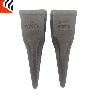 China Excavator Bucket CAT 315 1U3302 TL Bucket Tooth Porcelain Forging Excavator Bucket Teeth for sale