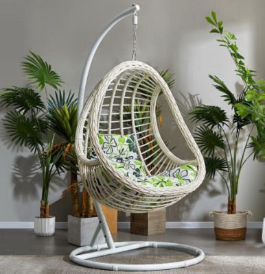 China Indoor Outdoor Patio Hanging Swing Chair Met Stand Home House Hotel Te koop