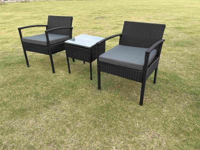 China Innengarten kompaktes Rattan-Bistro-Set Kombination Terrasse Gartensofa Balkon Terrasse Kaffeehaus zu verkaufen