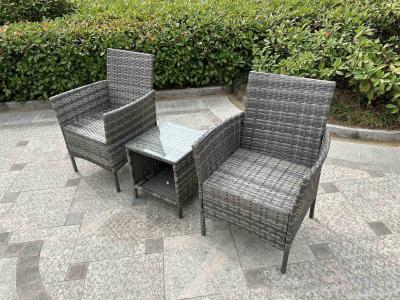 China Garden Compact Rattan Table And Chairs  Large Outdoor Garden Sets for sale