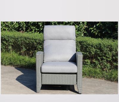 China Modern Recliner Dual For Sitting Lying Functional Rattan Sofa Set Furniture for sale