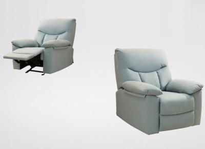 China Tech Stof Woonkamer Meubelen Recliner Power Leather Recliner Sofa Set Grijs Te koop