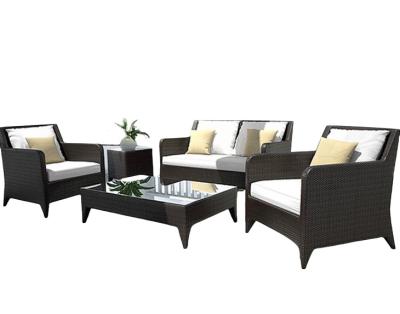 China Waterproof Chairs Outdoor Rattan Indoor Sofa Set Garden Patio Lounge for sale