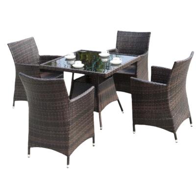 China Muebles de comedor de patio de mimbre para 6 artículos clásicos sillas de mimbre sofá reposabrazos en venta