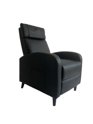 China Recliner Chair PU Leather Recliner Sofa Home Theater Zitplaatsen met lumbale steun Te koop