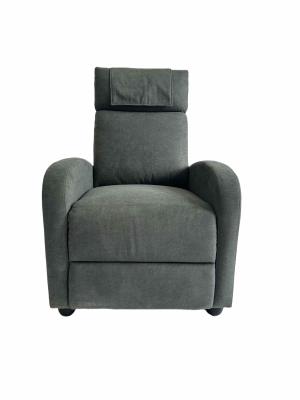 China Adjustable Home Theater Single Fabric Recliner Sofa Furniture with Thick Seat Cushion and Backrest for sale