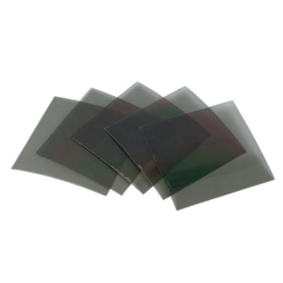 China 0.13mm, 0.17mm, 0.46mm, 0.7mm thickness 10*10cm gray linear polarized film without 3.94inch glossy adhesive linear polarized film 3.94 inches for sale