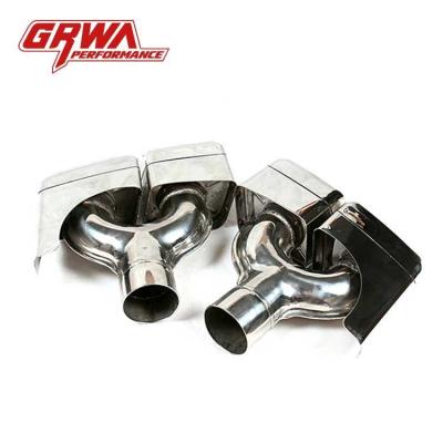 China 304 Stainless Steel Exhaust Tip Pipe Tube Car Exhaust Tip Muffler for sale