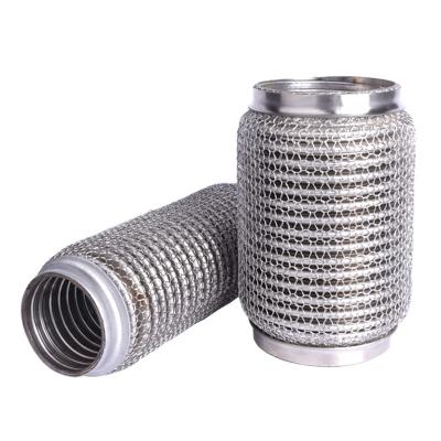 China Manufacturer Supply High Quality Stainless Steel Braided Muffler Exhaust Dual / Corrugated Pipe for sale