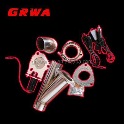 China 304 Stainless Steel Electric Control Valves Exhaust Catback Downpipe Cutout Valve With Remote System Kit for sale