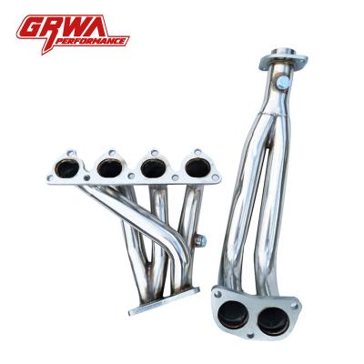 China GRWA Stainless Steel Racing Stainless Steel Headers For 88-00 HONDA CIVIC LX EX DX D16 for sale