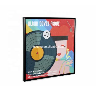 China Square Record Album Wall Mount Frame Picture Poster Vinyl Record Wall View Single LP Vinyl Record View For Wall Display for sale