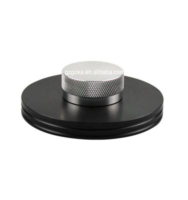 China Lp Vinyl Record Center Stabilizer POM Vinyl Record Turntable Flange Disc Stabilizer Flange 75g Screw Weight for sale