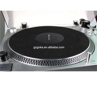 China Phono vinyl record album turntable lp vinyl slipmats turntable accessories OEM printed slip record mat for sale