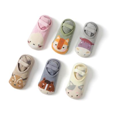 China Newest Design Good Quality Toddler Anti Slip Cheap Non Slip No Show Terry Baby Socks 1 for sale