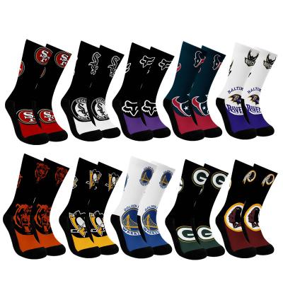 China Wholesale Socksmate QUICK DRY Rugby Team Sports Socks Gym Custom Your Own Design 100%Polyester Blank Sublimation Socks Print Mens Womens for sale