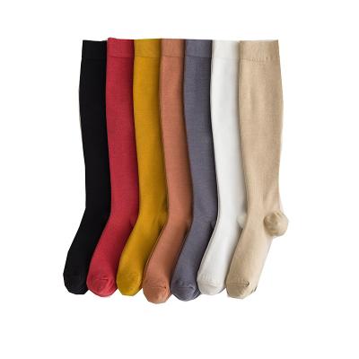 China QUICK DRY Women's Yoga Tube Tops Socksmate Socks Spring And Fall Pressure Cotton Thin Leg Stockings for sale