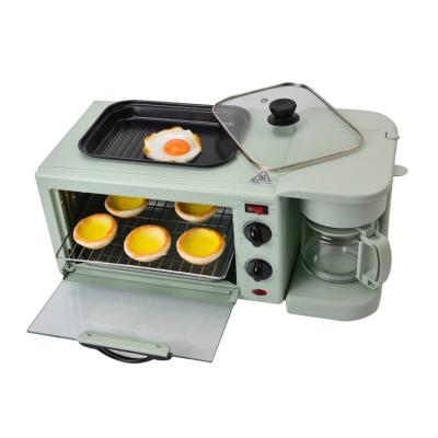 China Hotel 3 in 1 Multifunctional Breakfast Mix Egg Coffee Maker Bread Oven Machine for sale