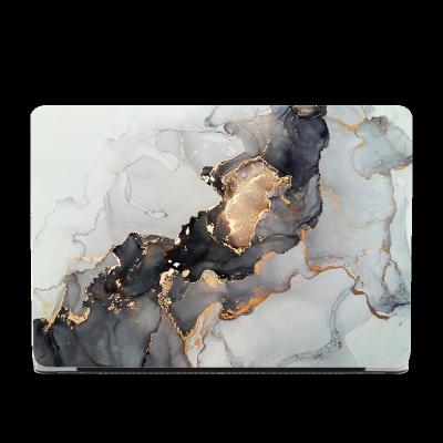 China Protect Laptop Printed White Marble Plastic Hard Laptop Case For Macbook Air 13 A2337 for sale