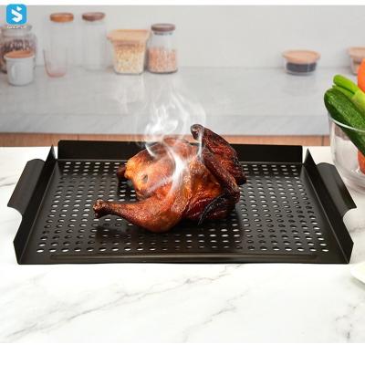 China Gas Cooker New Design Carbon Steel Bakeware Sets Pan Loaf BBQ Non-Stick Baking Tray for sale