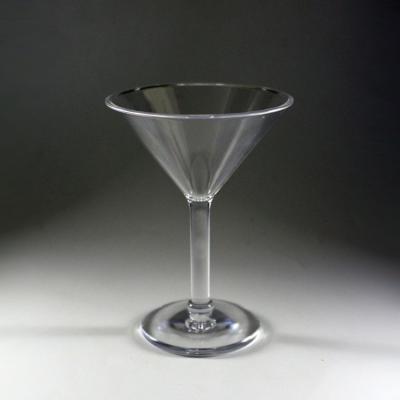 China 6oz Unbreakable Plastic Cup Cocktail Glass Unbreakable Martini Clear PC Cups Reusable 180cc China Factory Wholesale for sale