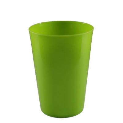 China Wholesale Eco-Friendly Plastic Milk Viable 10 Ounce Juice Water Cup Reusable 300ml Green Unbreakable Plastic Cup for sale