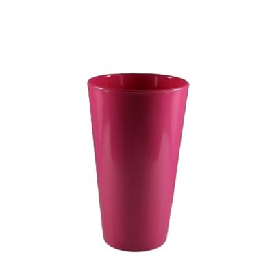 China Red Plastic Water Tumbler 480ml China 16 Ounce Sustainable Hard PC Plastic Cup Reusable Shatterproof Unbreakable Factory Customize for sale