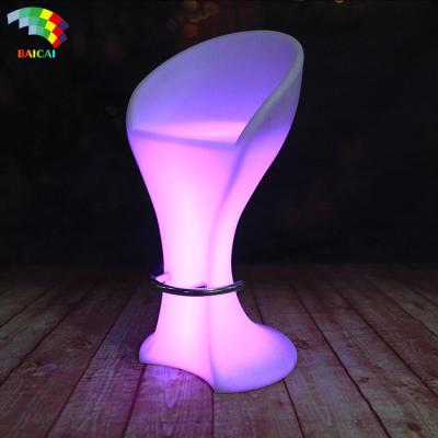 China China Bar Furniture Modern Hot Selling LED Light Bar Stool LED Furniture Light Stool for sale