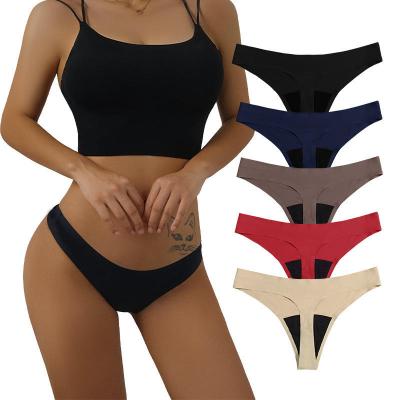 China Antibacterial Wholesale Hot Nylon Proof Underwear Hot Selling Period Drip Period Heavy Thongs Menstrual Heavy Thongs For Women for sale