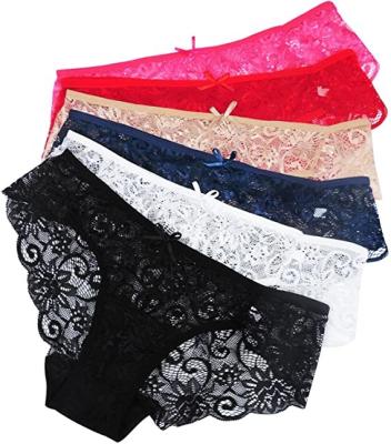 China Breathable Briefs Lace Panties Women's Underwear Sexy Ice Silk Satin Ladies Seamless Panties Women's Briefs for sale