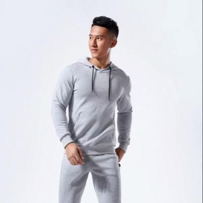 China Low MOQ Anti-Shrink Sweater Men Spring Blank Pullover Gray Men Hoodies With Zipper Sweatshirt for sale