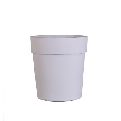 China Custom Artificial Planter Nordic Simple Desktop Cylinder Pot Decorative Cylinder Cement Flower Pot for sale