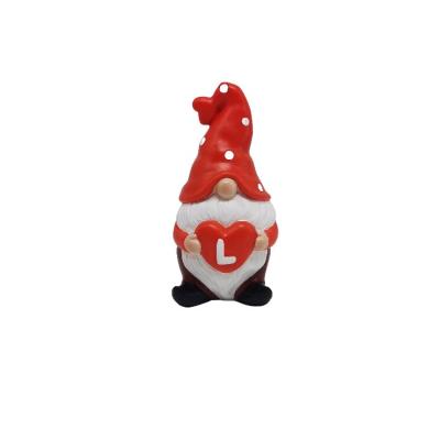 China Europe Santa Claus Letter Christmas Home Ornament Figurine Doll Crafts Sets Resin for sale