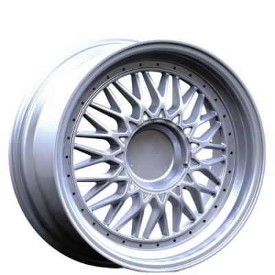 China Good Performance Aluminum 2 Piece 17/18 Inch Mesh Design Forged Wheel Rim for sale