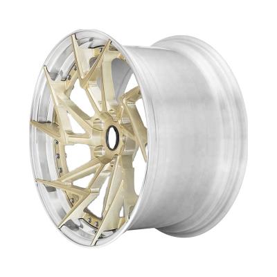 China 2022 Aluminum New Design 17 18 19 20 21 22 2pcs Forged Alloy Car Wheels 19 Inch Forged Wheels Rims 4x108 for sale