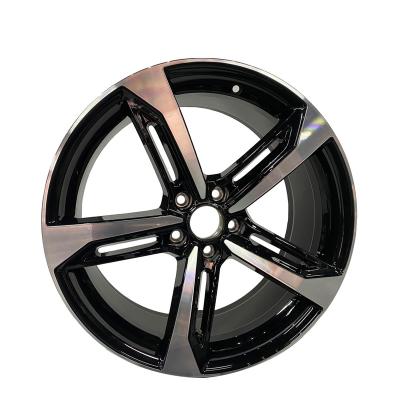 China ALLOY 15 Years OEM/ODM G190321-D 19*8.5J 5*112 Casting Black Glossy Wheel Rims For Audi for sale