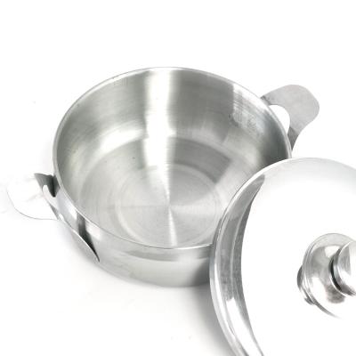 China 410 Hot Sale 3PCS Stainless Steel Cookware Set Household Induction Cooking Pots Cookware Set for sale