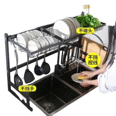 China New Contemporary Plastic PP Dish Drying Rack Stainless Steel Kitchen Storage Rack for sale