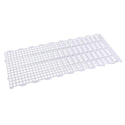 China Farms 500mm*600mm Plastic Chicken Farm House Slat Floor Broiler Raised House Polypropylene Plastic Slat Plate for sale