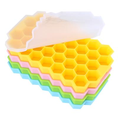 China Viable Hot Sale 37 Holes Fit Ice Cube Tray Ice Cream Mold Silicone Mini Kitchen Supplies Accessories for sale